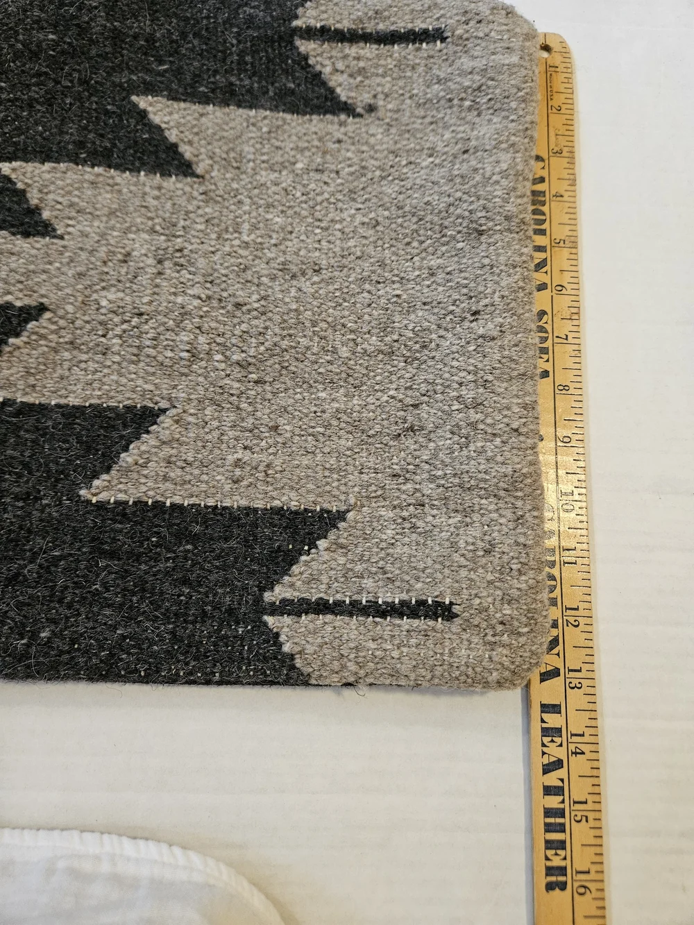 Restoration Hardware RH Teton Merino Wool Geo Lumbar Pillow Aztec Rustic 21x13